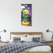 Toile Sorcière Stirring a Cauldron. (Insitu(Chambre))