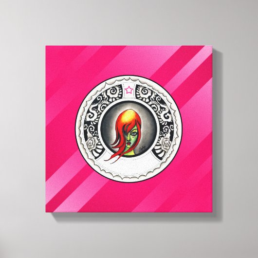 Toile Sorcière verte (Recto)