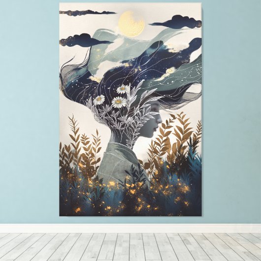 Toile Sorcière verte (Insitu (Plancher de Bois))