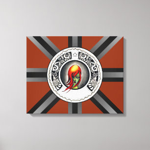 Toile Sorcière verte