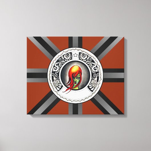 Toile Sorcière verte (Recto)