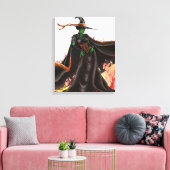 Toile Sorcière VOYAGES EN SÉCURITÉ (Insitu(Salon))