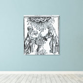 Toile Sorcières faisant un sort, 1489 (Insitu (Plancher de Bois))