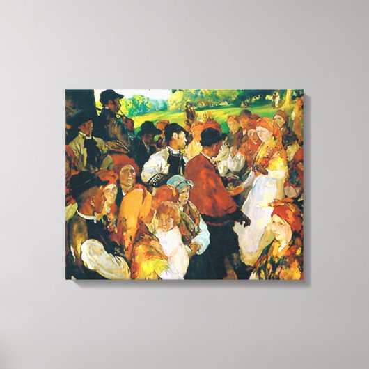 Toile Sorolla - Fiesta Gallega (Recto)