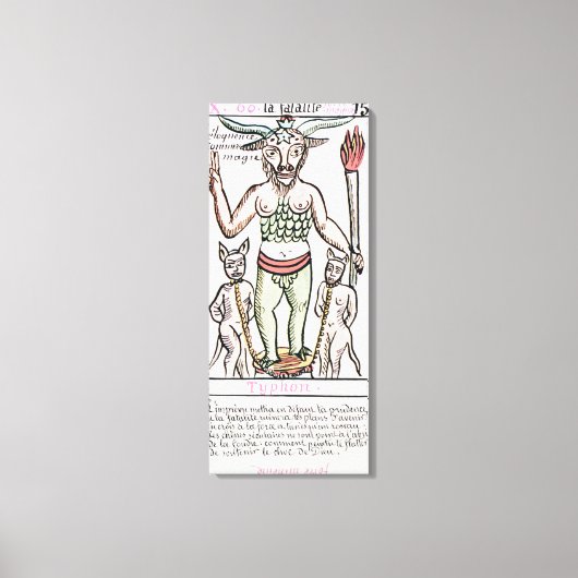 Toile Sort, carte tarot, français (Recto)