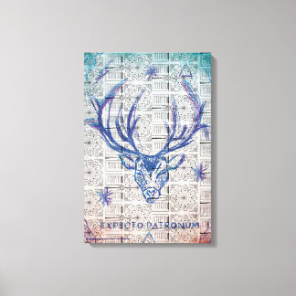 Toile Sort Harry Potter | EXPECTO PATRONUM™ Cerf Esquiss