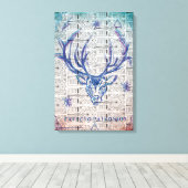 Toile Sort Harry Potter | EXPECTO PATRONUM™Cerf Esquisse (Insitu (Plancher de Bois))