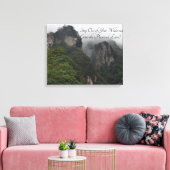 Toile "Sortez de votre nature sauvage" sur un (Insitu(Salon))