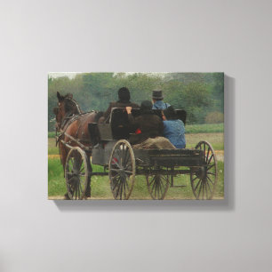 Toile Sortie de famille Amish
