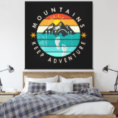 Toile Sortir à l'extérieur Garder l'aventure (Insitu(Chambre))