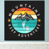 Toile Sortir à l'extérieur Garder l'aventure (Insitu (Plancher de Bois))