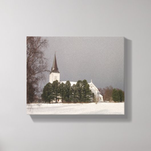 Toile Sortlande Kirke Canvas Imprimer (Recto)