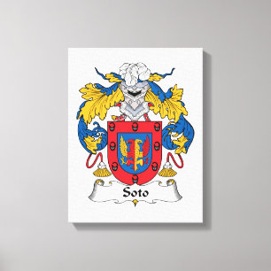 Toile Soto Family Crest