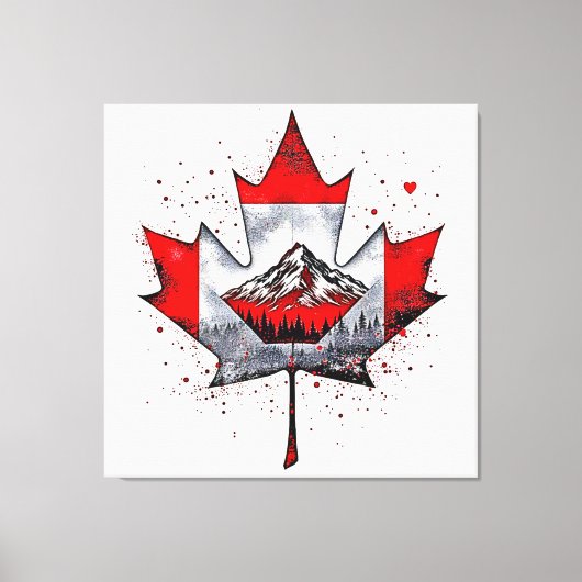 Toile Soul Maple Leaf Mountain (Recto)