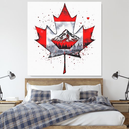 Toile Soul Maple Leaf Mountain (Insitu(Chambre))