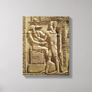 Toile Soulagement de Sobek et Ptolemy VI Philométor