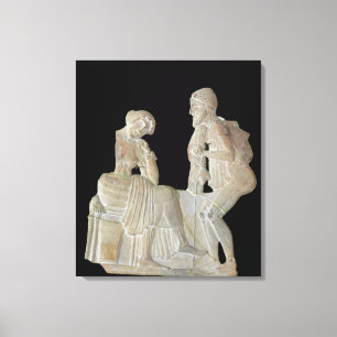 Toile Soulagement dépeignant Ulysse et Pénélope