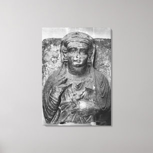 Toile Soulagement funéraire d'un chiffre femelle, de