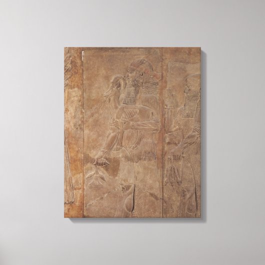 Toile Soulagement représentant Sargon II (Recto)