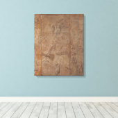 Toile Soulagement représentant Sargon II (Insitu (Plancher de Bois))