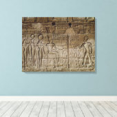 Toile Soulagement représentant Seti I faire une offrande (Insitu (Plancher de Bois))