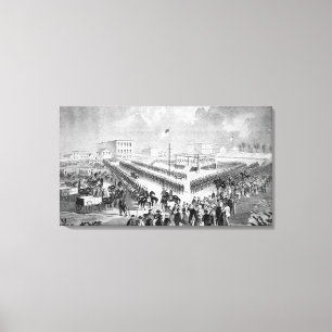 Toile Soulèvement sioux de Santee, Mankato, Minnesota, 1