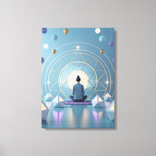 Toile Sound of Silence Meditative Abstract (Recto)