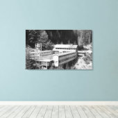 Toile Sources d'eau chaude olympiques, WA Lodge Voir la  (Insitu (Plancher de Bois))