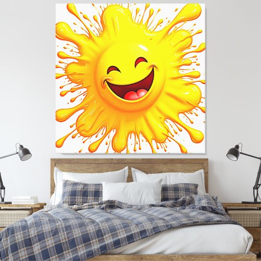 Toile Sourires de Soleil : Explosion de Joie (Insitu(Chambre))