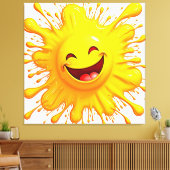 Toile Sourires de Soleil : Explosion de Joie (Insitu(Salon))