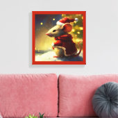 Toile Souris de Noël 4 (Insitu(Salon))
