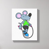 Souris en forme avec corde