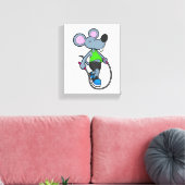 Toile Souris en forme avec corde (Insitu(Salon))