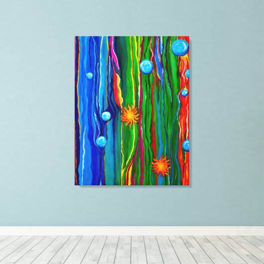 Toile Sous la mer (Insitu (Plancher de Bois))