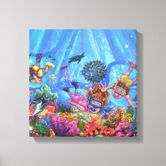 Toile Sous la mer (Recto)