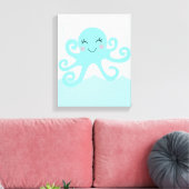 Toile Sous la mer / Octopus Canvas Art (Insitu(Salon))