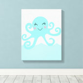Toile Sous la mer / Octopus Canvas Art (Insitu (Plancher de Bois))