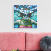 Toile Sous la nage aquatique (Insitu(Salon))