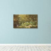 Toile Sous les Feuilles de Dock par Richard Doyle, Fairy (Insitu (Plancher de Bois))