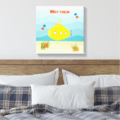 Toile Sous-marin jaune profond (Insitu(Chambre))