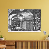 Toile Sous-sol de la Banque de France à Paris, 1897 (Insitu(Salon))