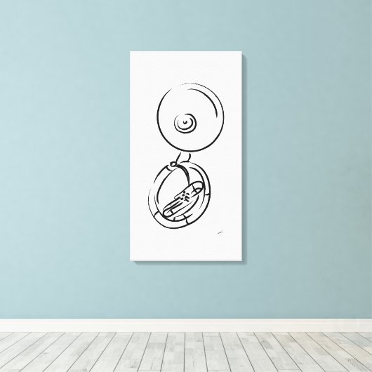 Toile Sousaphone (Insitu (Plancher de Bois))