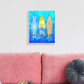 Toile Soutenu pour surfer Honu bleu (Insitu(Salon))