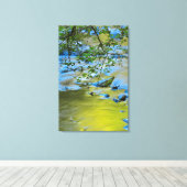 Toile South Fork Wilson River, Oregon (Insitu (Plancher de Bois))