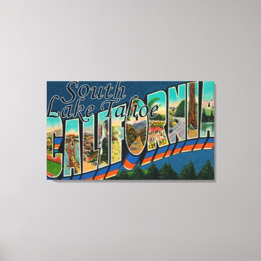 Toile South Lake Tahoe, Californie (Recto)