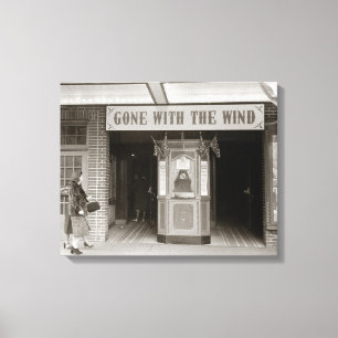 Toile Southern Movie House, 1940. Photo vintage