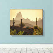 Toile Southwest Desert Mountains Weaver's Needle Arizona (Insitu (Plancher de Bois))