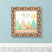 Toile Southwest Geo III | Adventure Awaits (Insitu (Plancher de Bois))