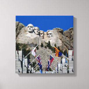 Toile Souvenir personnalisable de photo du mont Rushmore