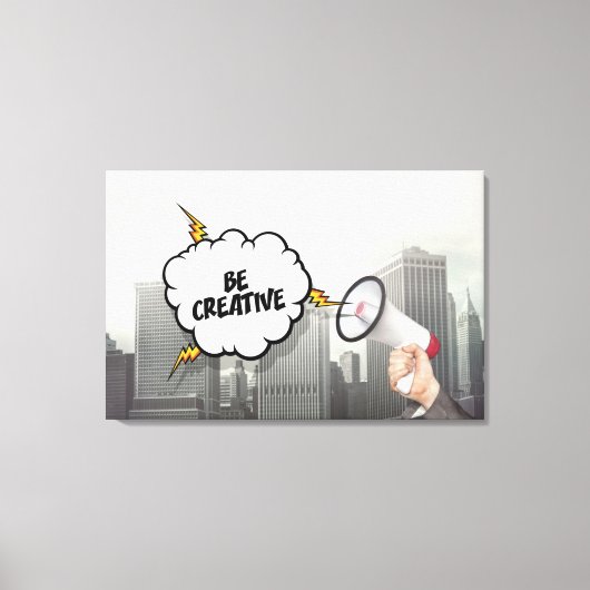 Toile Soyez créatif (Recto)